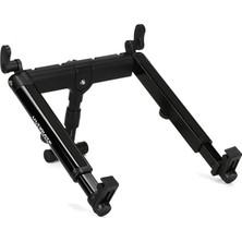 Support HYM-100QR Hypermount Qr | Quickrelease™ Orta Direği ile Hyper Serisi Masaüstü ve 5/8" Dişli Montajlı Dizüstü Bilgisaya | Dj Laptop Standı | Sehpası