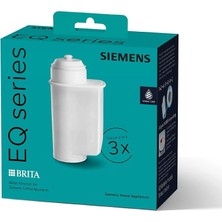 Brita Intenza TZ70033A Su Filtresi, 3 Adet, Suyun Kireç Miktarını Azaltır, Eq Serisi Tam Otomatik Kahve Makineleri ve Ankastre Tam Otomatik Makineler Için Uygundur
