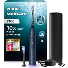 Philips Sonicare 7100 Elektrikli Diş Fırçası, Uygulamalı Sonic Diş Fırçası, 4 Fırçalama Modu, 3 Yoğunluk Seviyesi, Basınç Kontrolü, Easystart, Smartimer, Lacivert, Model HX7423/01 [yeni Teknoloji]