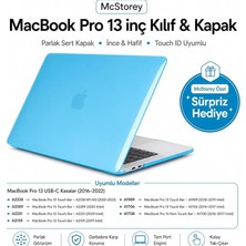 MacBook Pro 13 Kılıf A1706 A1708 A1989 A2159 A2251 A2289 A2338 M1 M2 Uyumlu Kristal Parlak Sert Hard Case Ince Hafif Koruyucu Kapak