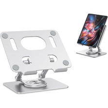 & Ipad ve Telefon Standı Metal Protatif Masaüstü 360 Derece Ayarlanabilir Stand 4 ve 13.1 Inç Kadar Desterler Tablet