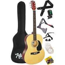 RG-550NT Pack Kaliteli Natural 40 Inç Akustik Gitar Seti 4/4 Yetişkin