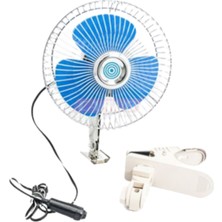 Ekolmaks Vantilatör 12V Metal 6''  Mandallı