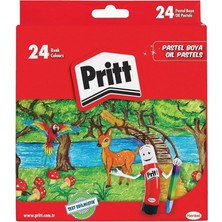 24'lü Pastel Boya - Karton Kutu