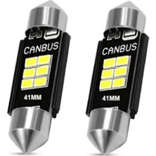 2 Adet 41MM Sofit LED Ampul 6 Ledli Plaka,iç Aydınlatma