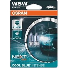 Cool Blue Intense Nex Gen T10 4000K Beyaz Işık Park Ampulü (2'li Set)