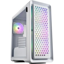 CUT593 Series Full Tower Computer Case Dual Tempered Glass Side Panel 140MM Argb Fan X4 (CUT593P, Black)