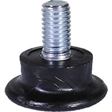 Nobel Bingo Rotil Ayak M8 Civatalı 25 mm Siyah Profil Ayağı 2.5 cm (10 Adet)