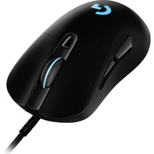 G G403 Kablolu Oyuncu Mouse, Hero 25K Sensör, 400 IPS Izleme Hızı, 6 Programlanabilir Tuş, 1 Ms Bildirim Hızı, Siyah