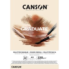 Graduate Mix Not Defteri, A5, 30 Saat, Orta Incelikte, 220 G