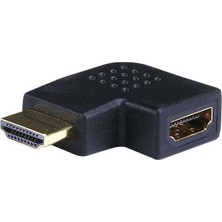 2148 HDMI L Dirsek 90 Derece Çevirici Dönüştürücü Uzatma Adaptörü
