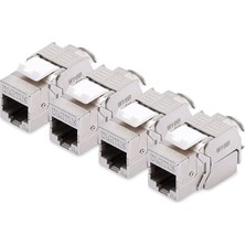 Assmann DN-93615 Professional Cat 6A Keystone Modül, Korumalı, Aletsiz Montaj Bağlantısı Keystone Jack DN-93615 24