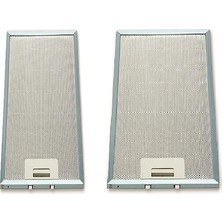 Filtre Esty 1390 | 1350 Aspiratör Filtre Seti (Metal) | 20.5 x 47.6 cm & 13 x 47.6 cm ( 2 Adet )