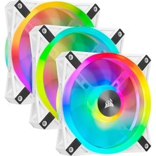 Icue QL120 Rgb CO-9050104-WW 120MM Pwm Beyaz 3'lü Kasa Fanı
