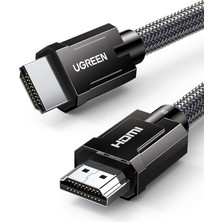 8k HDMI 2.1 Kablo Desteği HDR10, Earc, Ps5 Için 3d, Xbox S, Monitör Vb (1m), Gri