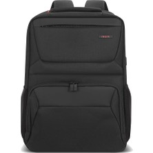 Business x MCC-804 14.1 Inç Laptop Sırt Çantası, Mackbook Sırt Çantası, USB Şarj Portlu Bilgisayar ve Notebook Çantası, Kadın Erkek Bilgisayar Iş Çantası, Üniversite Okul Çantası, Siyah