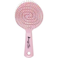 Pro 3D Flexi Kontrol Açma Tarama Saç Fırçası Pembe - 40
