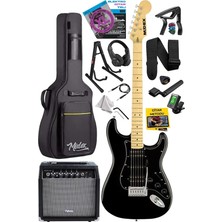 RPH-40BK-35AMP Full Black 35W Bt Amfili Elektro Gitar Seti Hsh Manyetik Maple Klavye