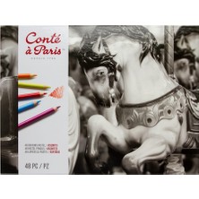 Conte a Paris : Pastel Kalem Seti : 48 Renk (Karton Kutu)