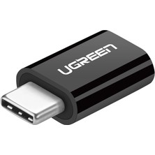 Micro USB To Type-C Dönüştürücü Adaptörü, Siyah