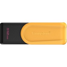 Datatraveler Exodia S USB Bellek - 512GB - USB 3.2 Gen 1 - USB Tip A - Siyah/sarı