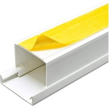2 Metre (60X40MM) Kendinden Yapışkanlı Klima Borusu Gizleyici Kablo Kanalı | 2m (5 Adet x 40CM) Kablo Gizleyici
