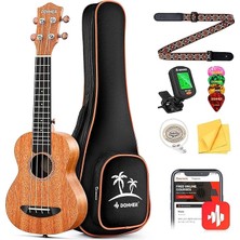 DUS-100 Soprano Ukulele Seti (Natural)