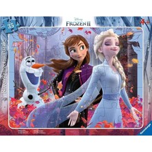 Büyük Çerçeveli Puzzle, Disney Frozen, 35 Parça