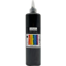 Akrik Boya 500 ml Siyah