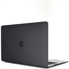 MacBook Ince Sararmayan Şeffaf MacBook Crystal Ishield Kapak Sert Kabuk Koruma Kılıfı (Air 13.6 2022 M2 A2681 Siyah)
