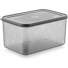 No Frost Silikon Yumuşak Kapalı Saklama Kabı Dondurucu ve Buzluk Saklama Kabı 3150 Ml, Kapaklı No Frost Saklama Kabı 3150 Ml, Derin Dondurucu Saklama Kabı 3150 ml