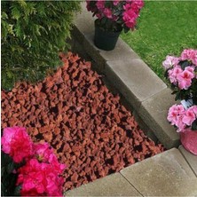 Pomza 20 Litre 5-10 mm Kırmızı Pomza Taşı Lav Taşı Volkanik Ponza