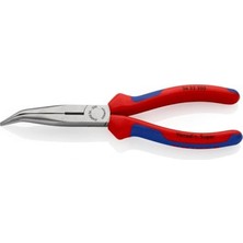 Iğne Burunlu Pense, Keskin Uçlu (Leylek Gagalı Pense) Siyah Atramentize Edilmiş, Çok Bileşenli Saplı 200 mm 26 22 200