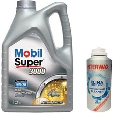 Super 3000 Formula R 5W30 Renault Araç Motor Yağı 5 L + 03047 Interwax Klima Temizleyici