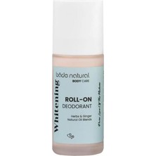Natural Doğal Roll On Beyazlatıcı Ter Kokusu Önleyici Koltuk Altı DEODORANT%100 Doğal ve Vegan 50 ml