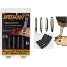 Speed Out Hasarlı Bozuk Vida Çıkarıcı Hasar Görmüş Vida Sökme