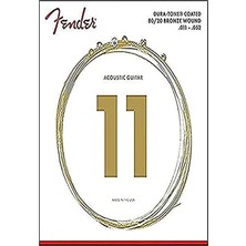 880CL Coated 80/20 Bronze Takım Tel Akustik Gitar Teli 011-052