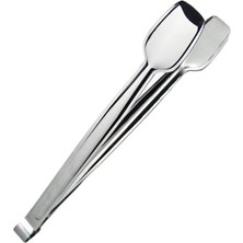 Kısa Paslanmaz Çelik Izgara Maşası (28 Cm)