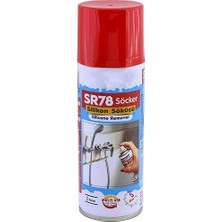 SR78 Silikon Sökücü Yapışkan Etiket Temizleyici Boya Küf Mantar Pas Temizleyici Sprey 200 ml