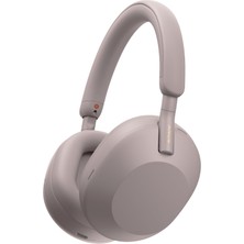 Sony WH-1000XM5 Kablosuz Kulak Üstü Kulaklık, Uzaysal 3D Ses ile Birinci Sınıf Düzeyde Aktif Gürültü Engelleme, Şeffaflık Modu, 30 Saate Kadar Pil Ömrü, Bluetooth, Dumanlı Pembe