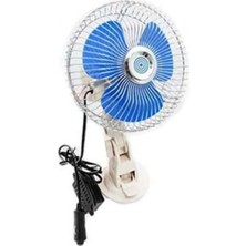 Ekolmaks Vantilatör 12V Metal 6''  Vantuzlu