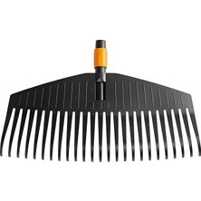 Quikfit, 1000642 Yaprak Süpürgesi, Alet Başlığı, 25 Dişli, Genişlik: 50 Cm, Plastik Dişler, Siyah/turuncu,