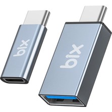 Adp-04 2'si 1 Arada Type-C Micro USB ve USB Çevirici Dönüştürücü Adaptör