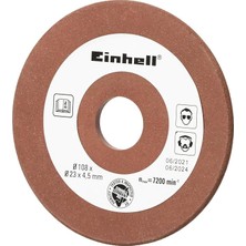 Orijinal Yedek Zımpara Diski (Bg-Cs 85 E Testere Zinciri Bileme Cihazı Için Uygun), 108 x 4,5 x 23 Mm)