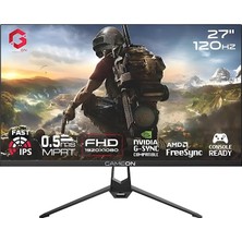 GOES27FHD120IPS 27" Fhd, 120Hz, Mprt 0.5ms, HDMI 2.1, Ps5 Destekli Çerçevesiz IPS Siyah Oyuncu Monitörü