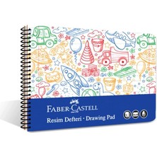 Resim Defteri, 25X35 Cm, 30 Yaprak, Pp Kapak, Spiral Cilt, 120G Kağıt, Kolay Koparılabilir Sayfalar, Boyama Teknikleri Sayfası Içerir
