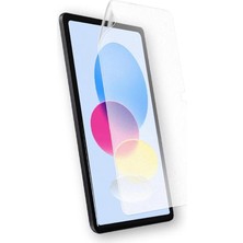 iPad 10.9 2022 (10.nesil) Kağıt Hisli Mat Ile Uyumlu Davin Paper Like Tablet Ekran Koruyucu, Renksiz
