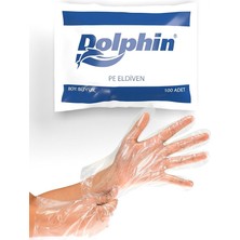 At Market Dolphin Şeffaf Eldiven Pe 100'LÜ Paket