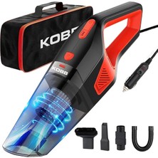 KBV12 12VOLT/120WATT Araç Süpürgesi + 5 Parça Aksesuar Seti + Taşıma Çantası