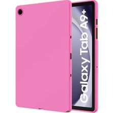 Galaxy Tab A9 Plus SM-X210 Tablet ile Uyumlu Silikon Kılıf - FC155 (Pembe)